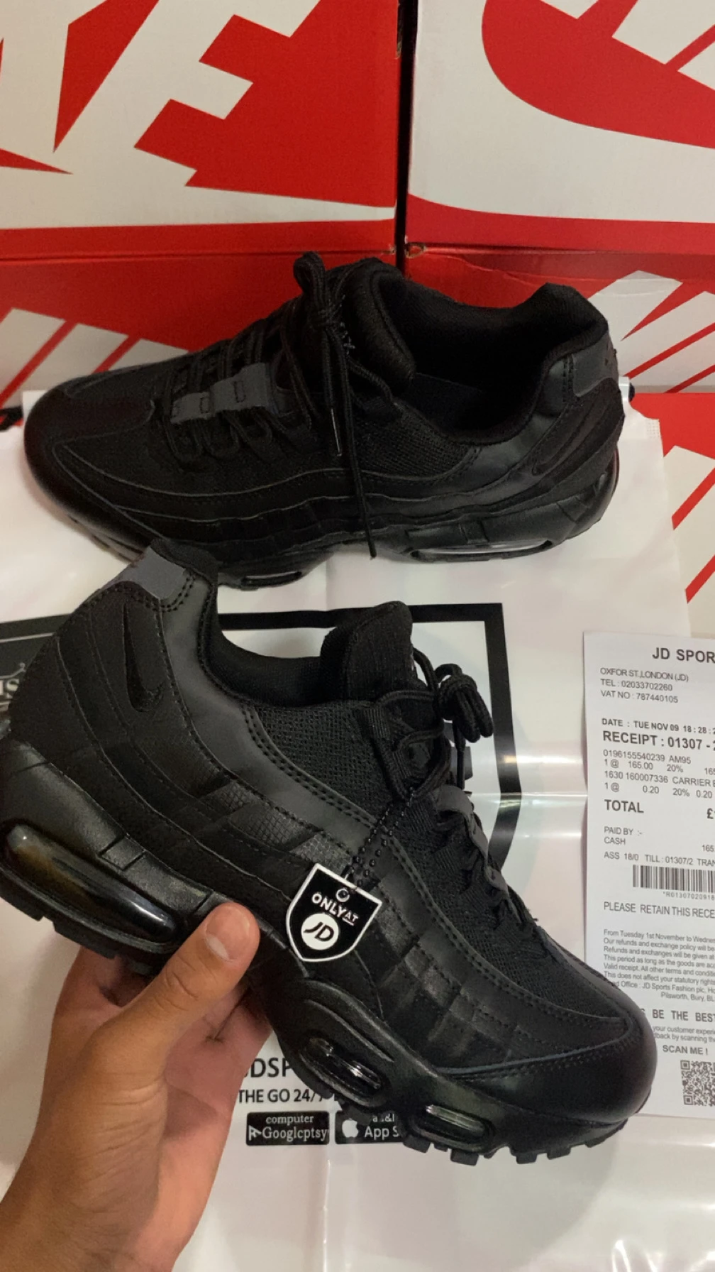Triple Black 95s