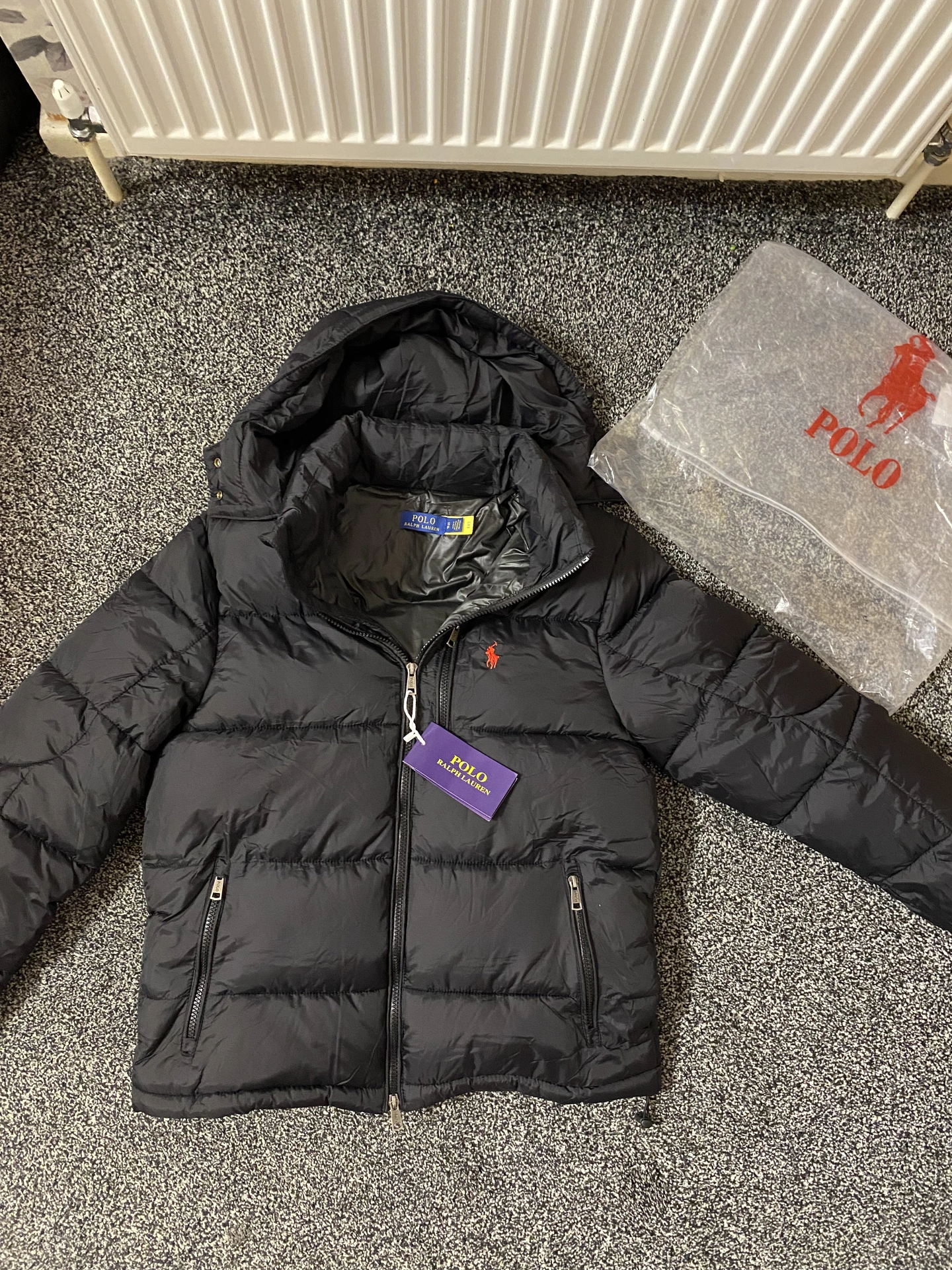 Black RL Puffer