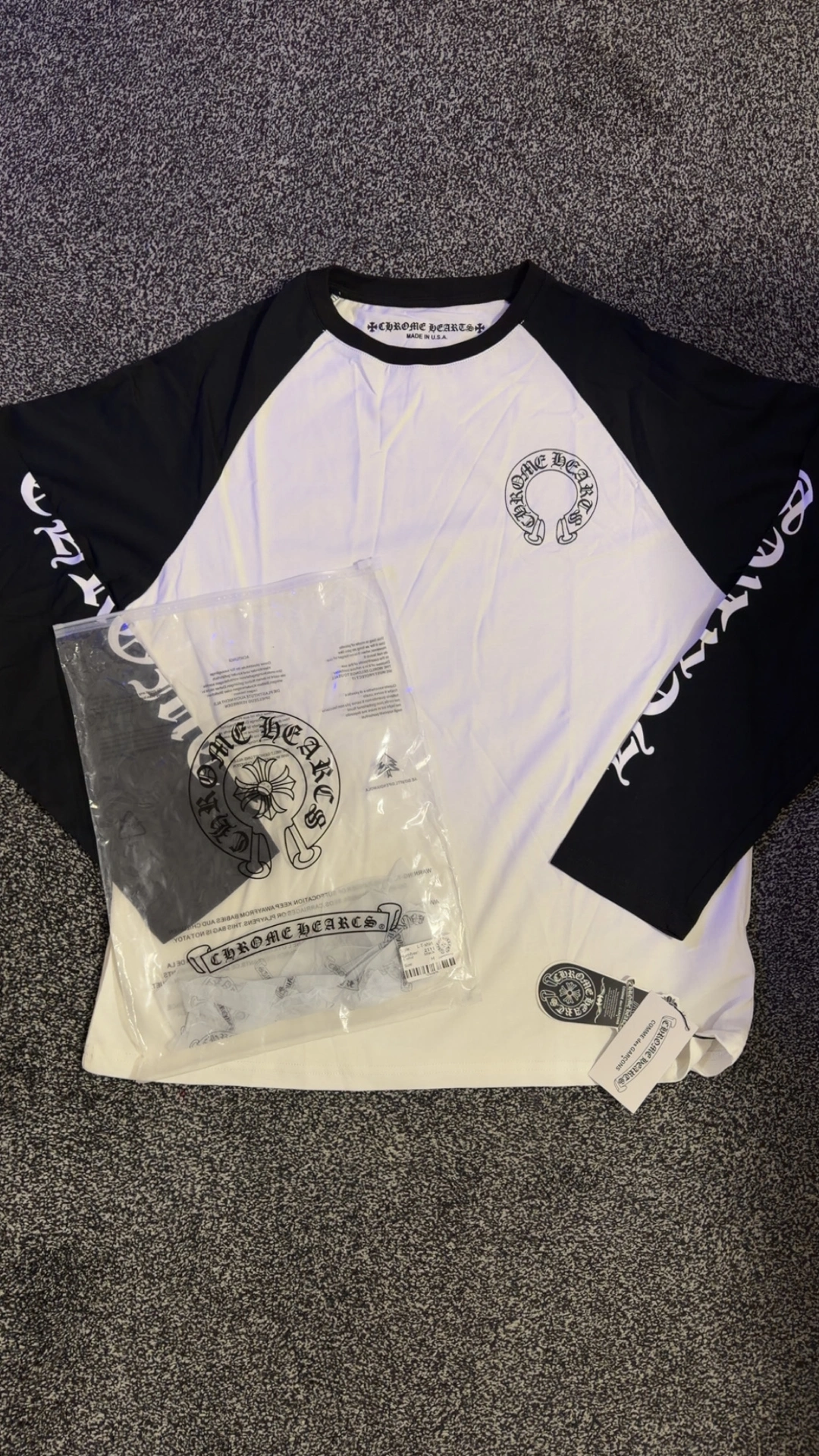 Black and white CH Longsleeve