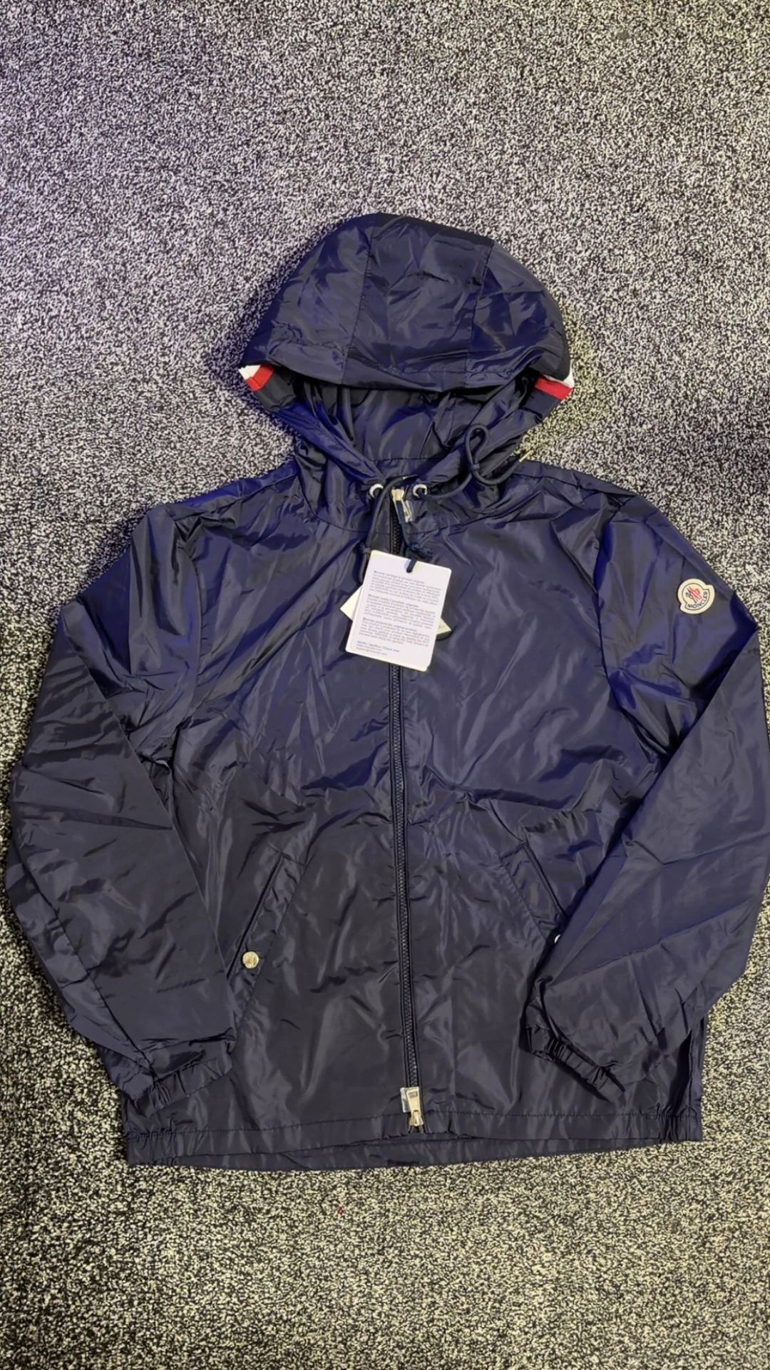 Navy Moncler Windbreaker